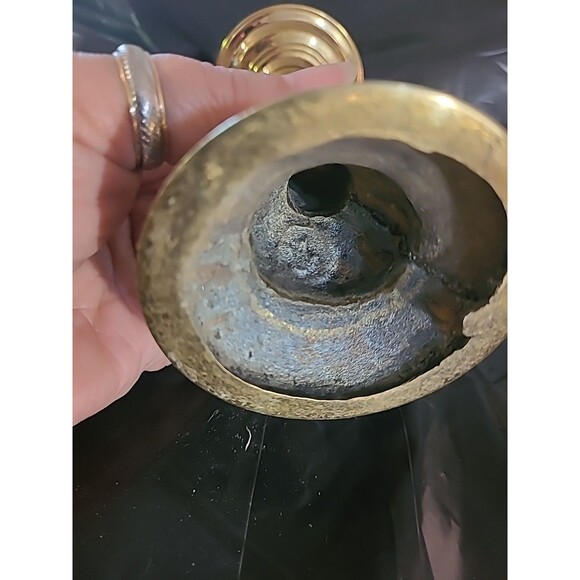Brass Pricket Candlestick 6.5" Virginia Metalcrafters Williamsburg Restoration - Picture 5 of 6